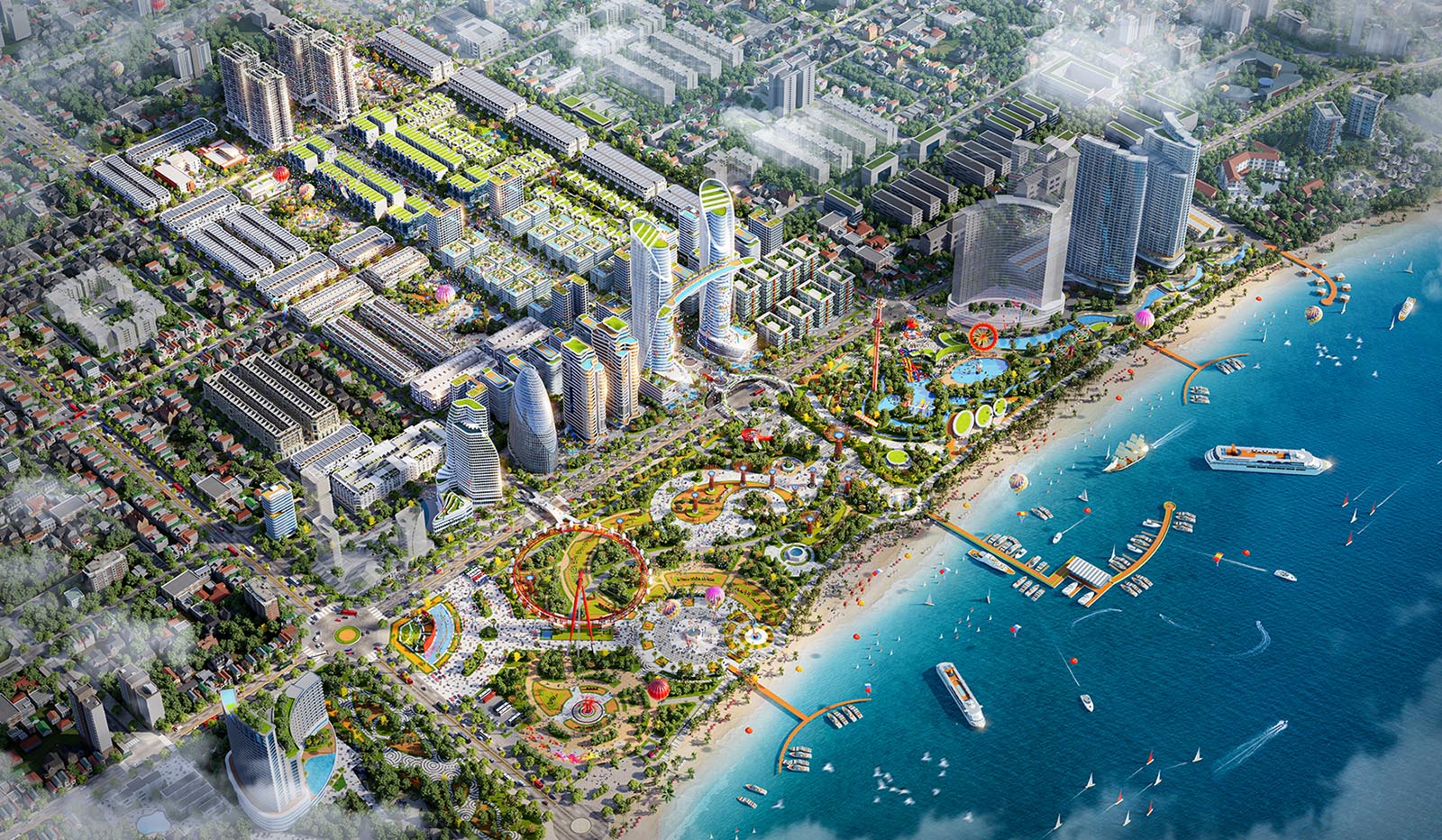 Dự án có có quy mô hơn 54ha, với tổng mức đầu tư hơn 5.000 tỷ đồng (Ảnh: Hacom Holdings)